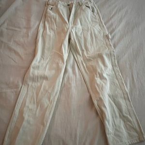 Brandy White Cargo Pants